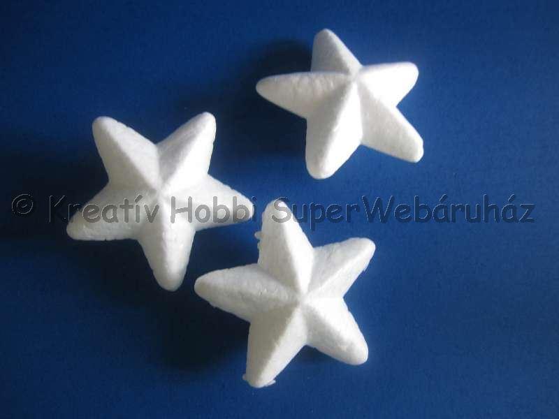 Hungarocell (polisztirol) csillag 4 cm 3 db/cs