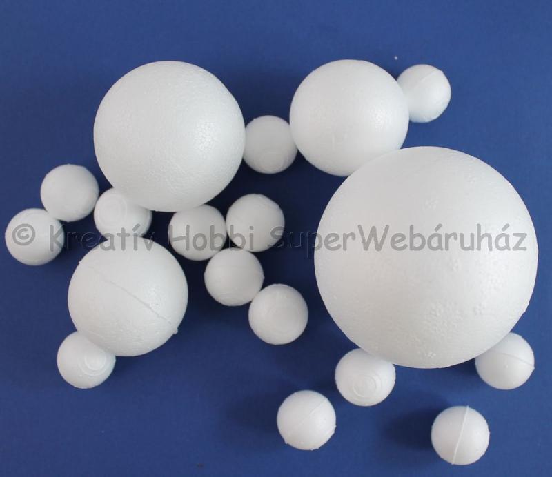 Hungarocell- polisztirol gömb 2 cm Ø