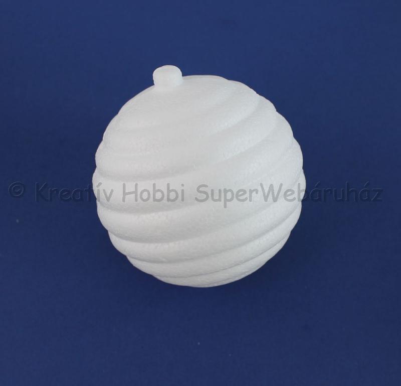 Hungarocell (polisztirol) gömb, kereszt csíkos