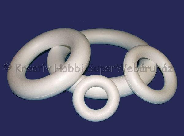 Hungarocell (polisztirol) koszorú 18 cm