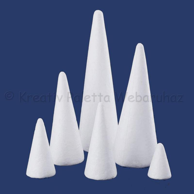 Hungarocell (polisztirol) kúp 7 cm Ø x 12 cm