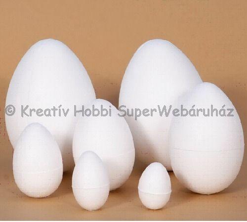 Hungarocell (polisztirol) tojás 8 cm
