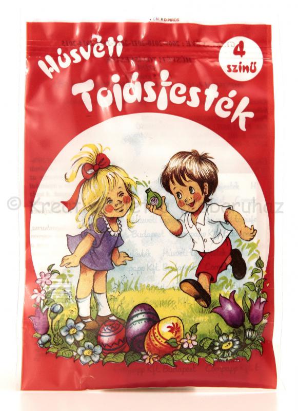 Húsvéti tojásfesték 4 színű