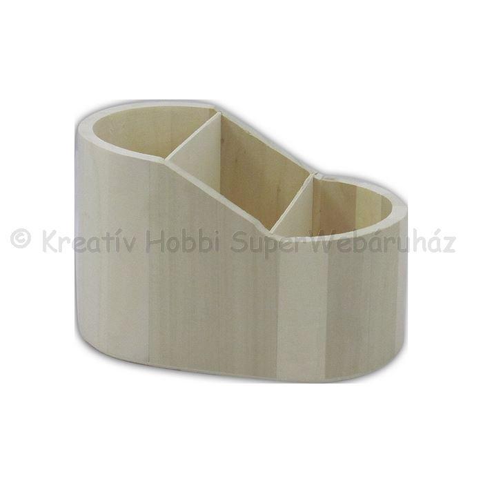 Írószertartó ovális  17 x 10 x 10,5 cm