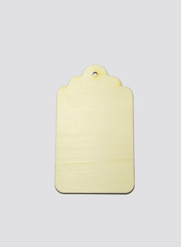 Íves-, cakkosszélű falap - scrapbook tábla 6 cm