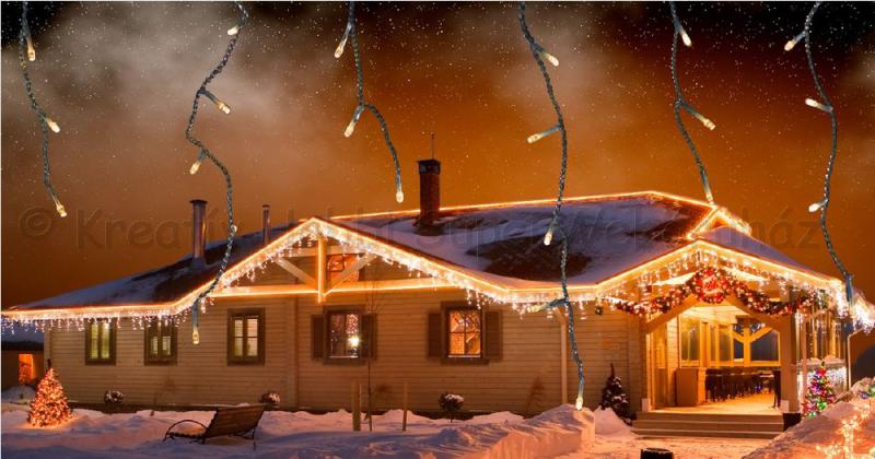 Jégcsapfüzér 3 x 0,4 m 101 LED