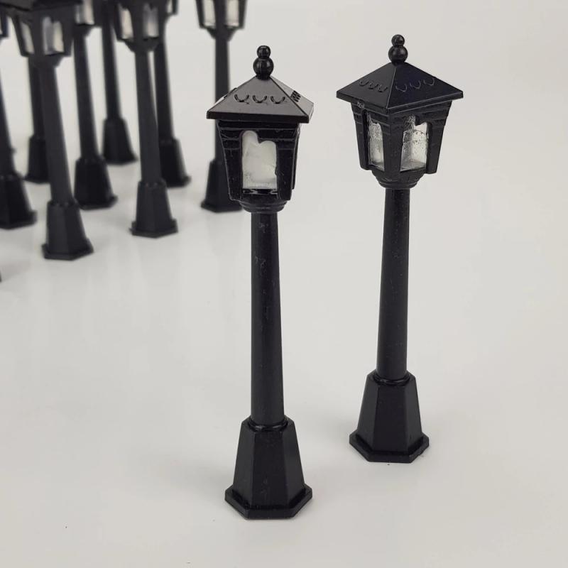 Kandeláber 10 cm, 2 db - fekete