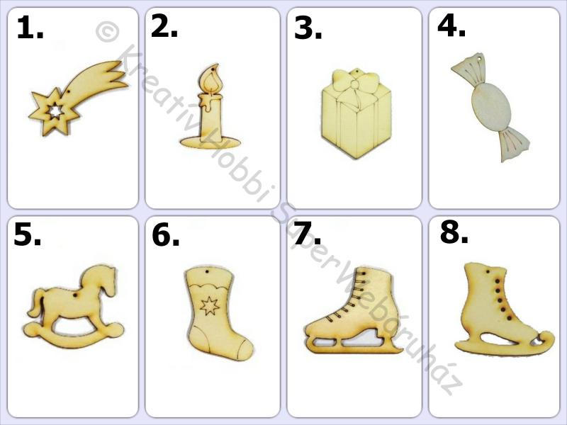 Karácsonyi fafigura többféle