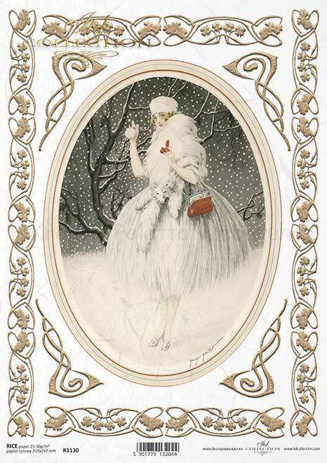 Karácsonyi rizspapír A4