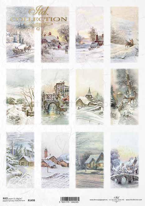 Karácsonyi rizspapír A4