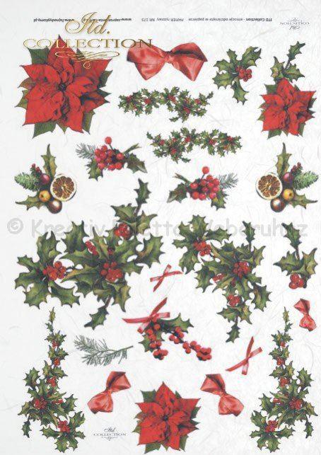 Karácsonyi rizspapír A4