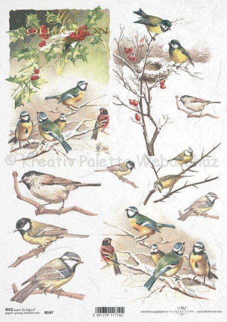 Karácsonyi rizspapír A4