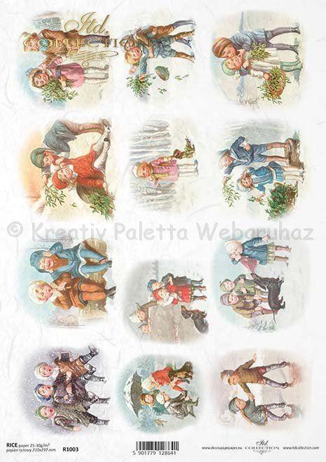 Karácsonyi rizspapír A4