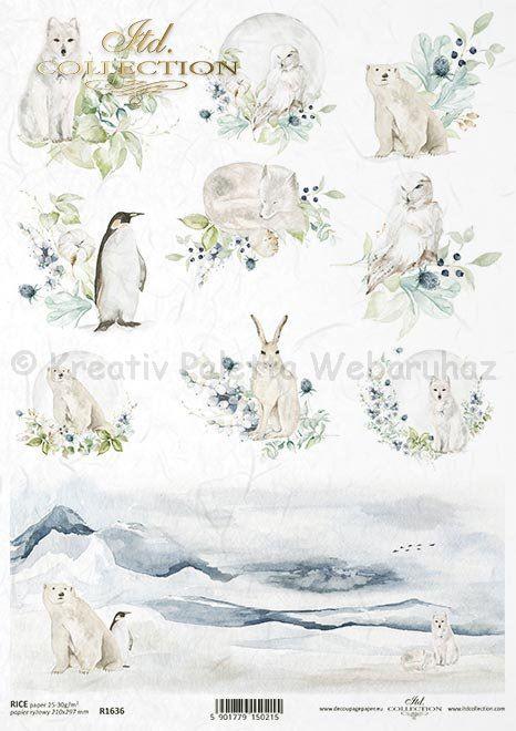 Karácsonyi rizspapír A4