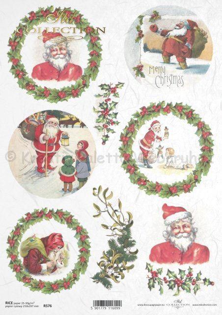 Karácsonyi rizspapír A4
