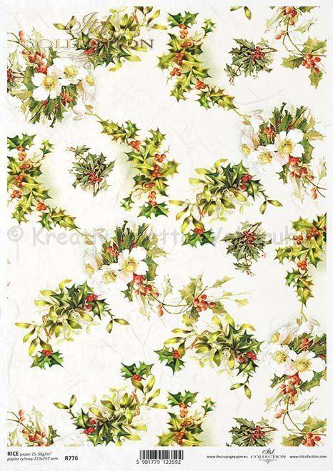 Karácsonyi rizspapír A4