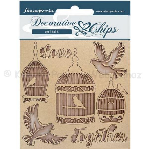 Karton chipboard 14 x 14 cm - You and Me, Te és Én