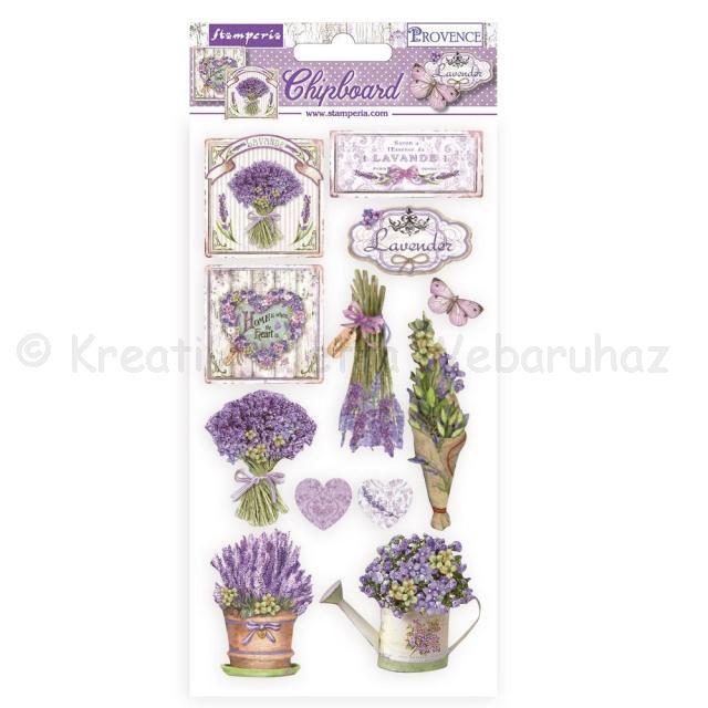 Karton chipboard - Provance, levendula