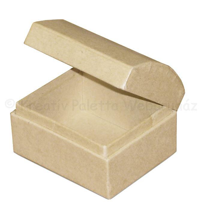 Karton doboz - ékszer doboz 6,5 x 5,2 x 4,5 cm