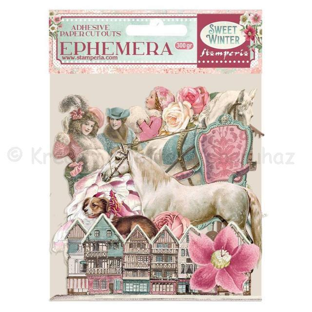 Karton öntapadó kivágott formák - Sweet winter