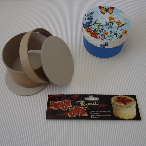Kartondoboz henger 7x5 cm