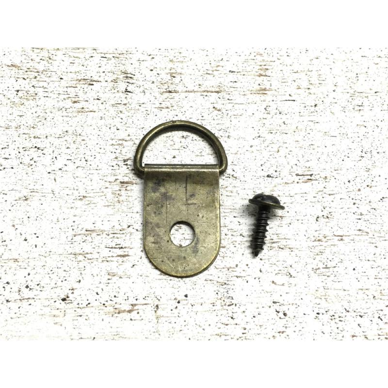 Képakasztó 3,4 cm  bronz