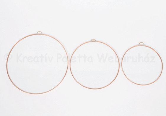 Keretezett üveglap - kör