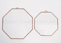 Keretezett üveglap - nyolcszög