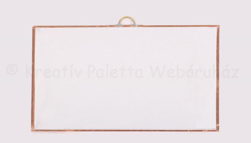 Keretezett üveglap - téglalap