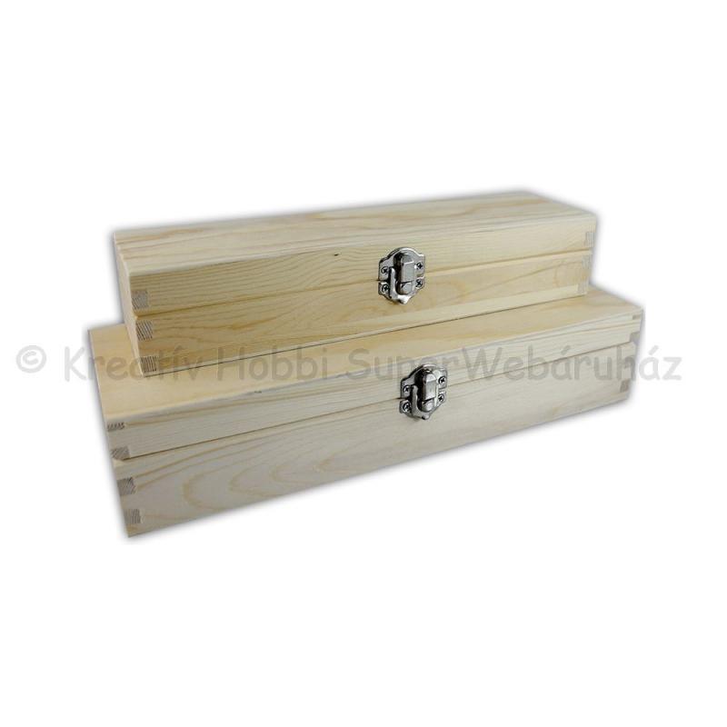 Keskeny doboz, 2 db-os szett 29,5 x 10 x 6 cm