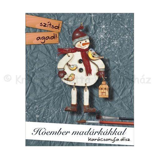 Készítsd magad fából - Hóember madárkákkal