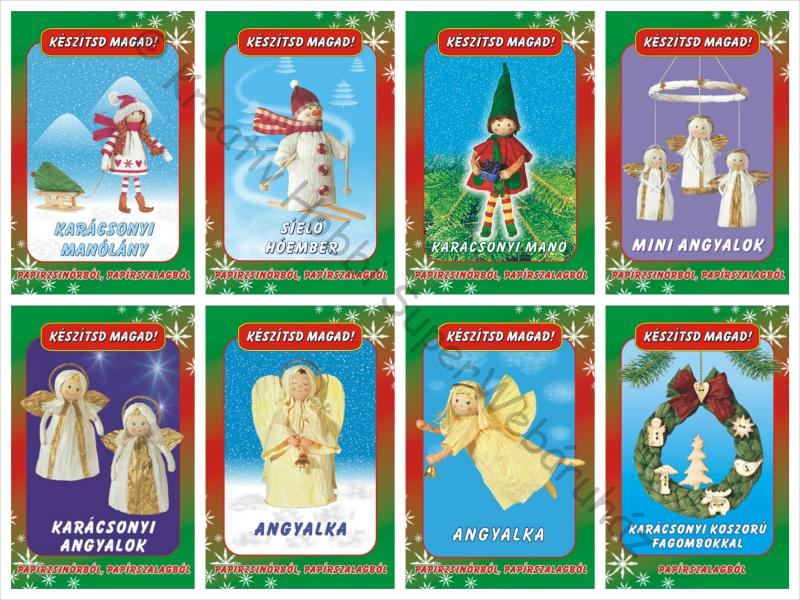 Készítsd magad papírzsinórból, papírszalagból - Karácsony