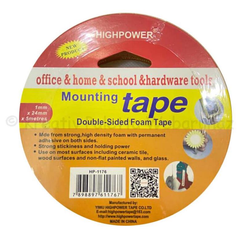 Kétoldalas extra erős ragasztószalag 24 mm x 5 m