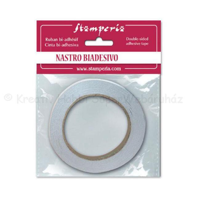 Kétoldalas ragasztószalag  5 vagy 15 mm x 10 m