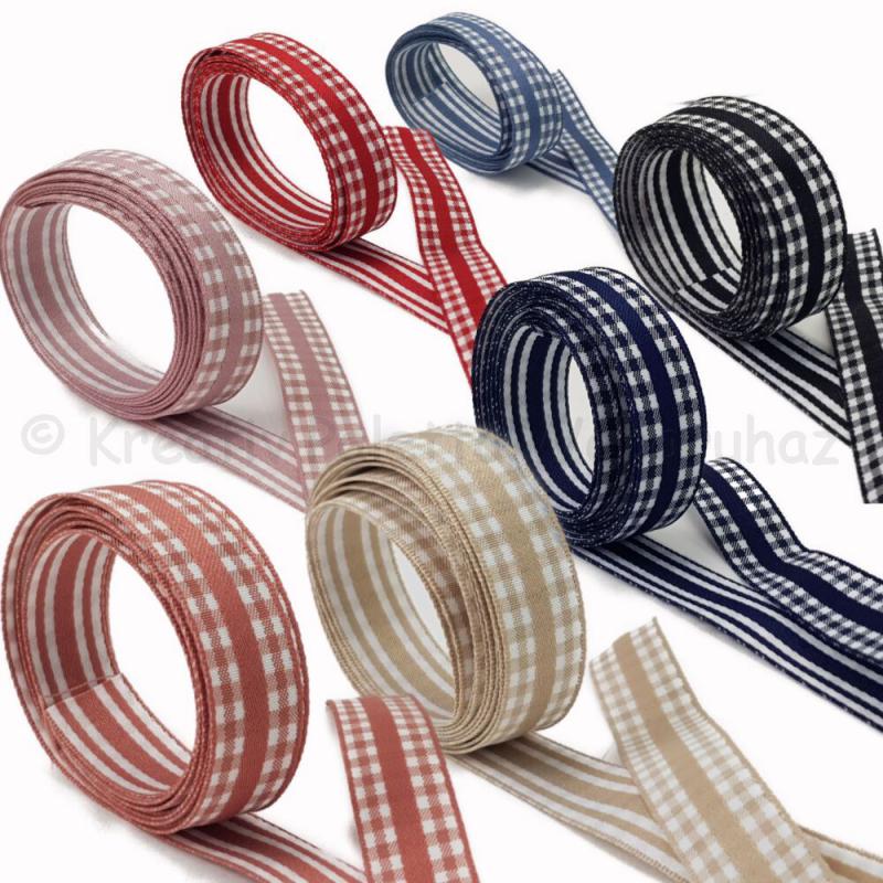 Kétoldalas textil szalag  1,5 cm