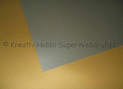 Kétoldalas tónuskarton 50 x 70 cm 220 g/m²,  - ezüst