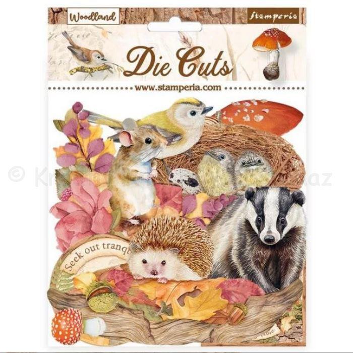 Kivágott formák - Woodland, erdő