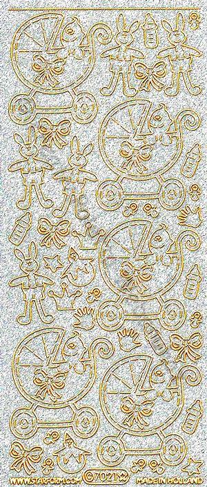 Kontúrmatrica - babavárás glitteres