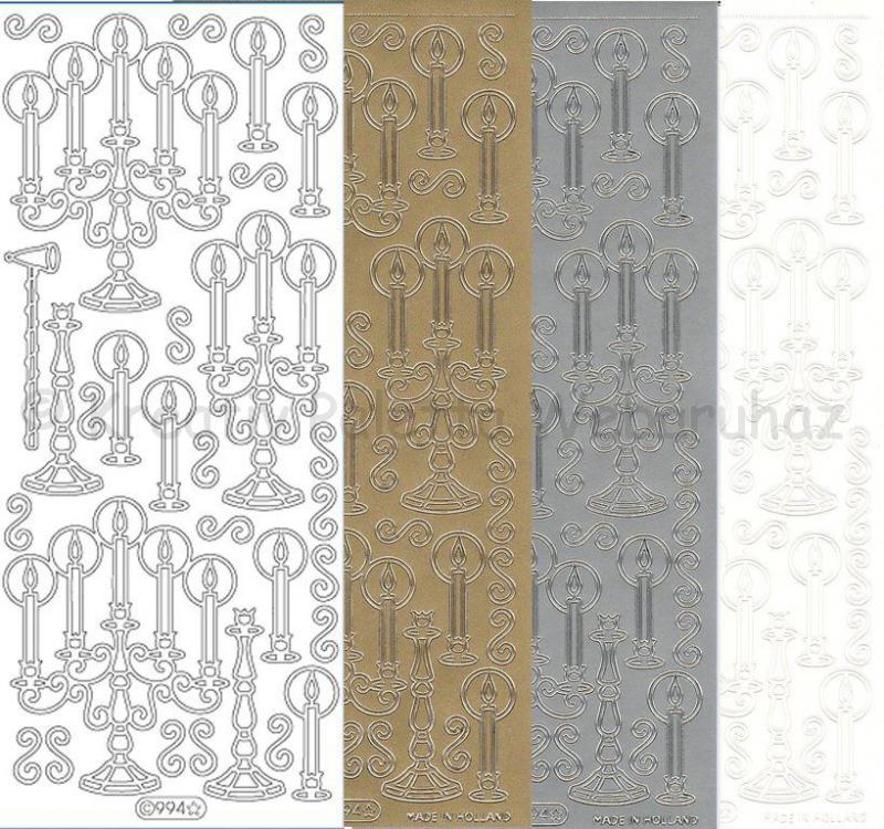 Kontúrmatrica - gyertyák