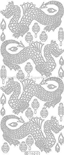 Kontúrmatrica - Kína sárkány