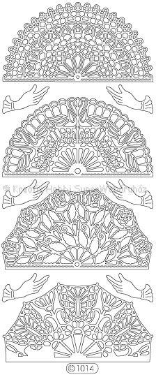 Kontúrmatrica - legyező