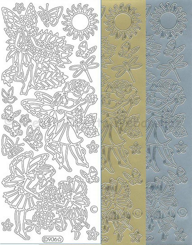 Kontúrmatrica - virágtündérek