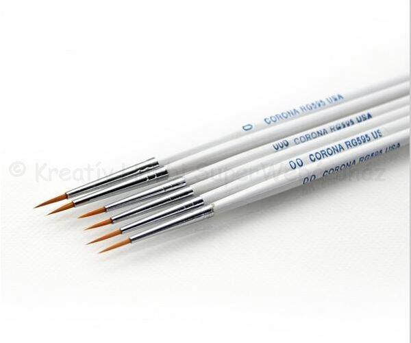 Kontúrozó ecset többféle méretben CORONA