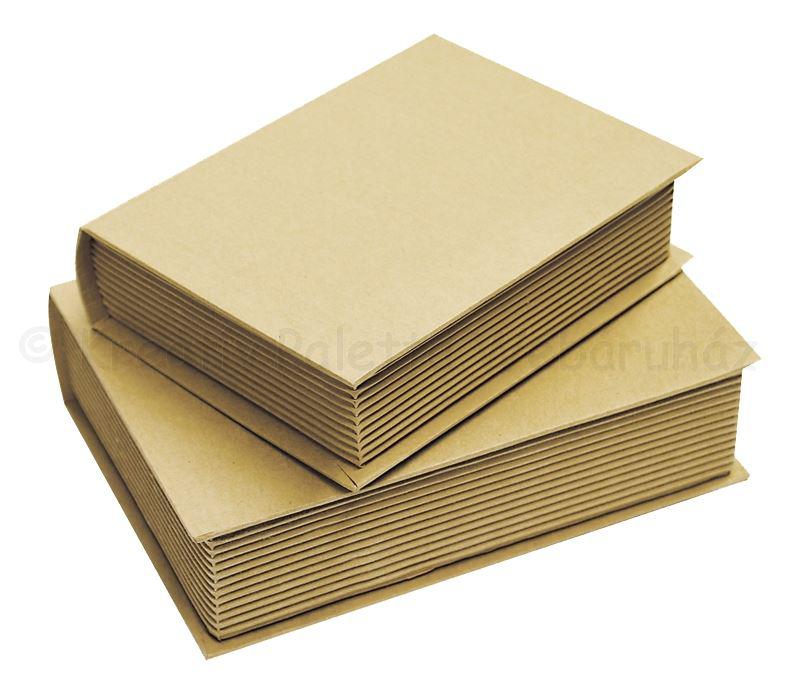 Könyv formájú karton doboz, 2 db-os szett