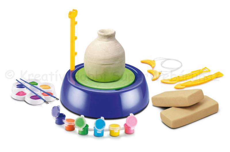 Korongozó készlet agyaggal