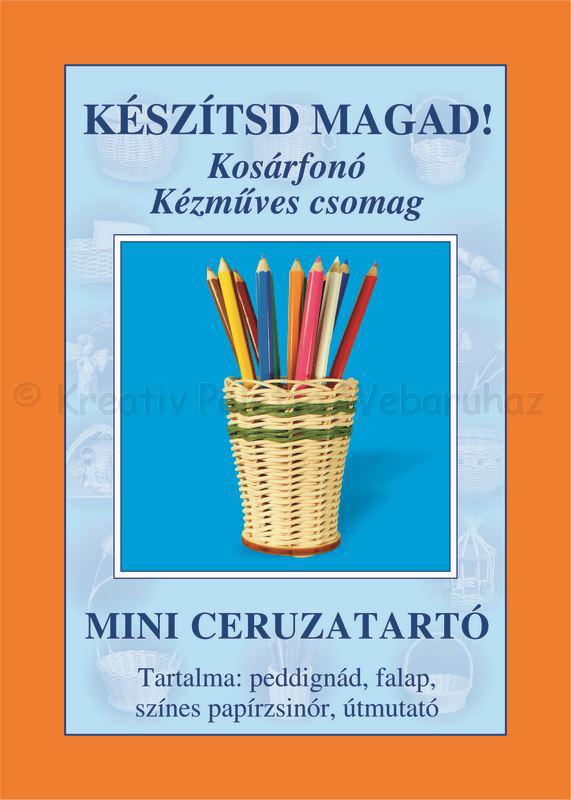Kosárfonó készlet - Ceruzatartó mini