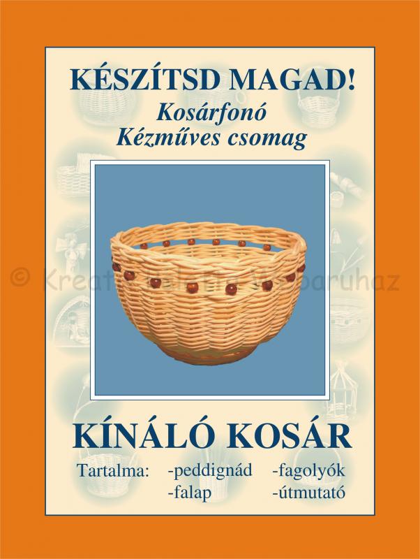 Kosárfonó készlet - Kínálókosár