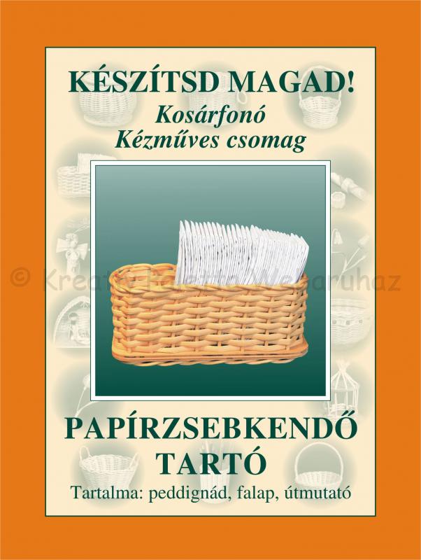 Kosárfonó készlet - Papírzsepi tartó