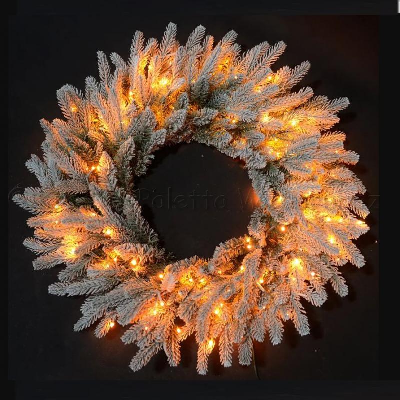 Koszorú havas 60 cm 300 LED - Frozen Light