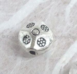 Köztes fémgyöngy, lapított gömb